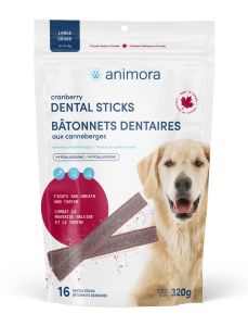 animora dental dog 16 sticks L cranberry