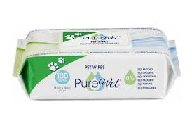 pure wet pet wipes 100