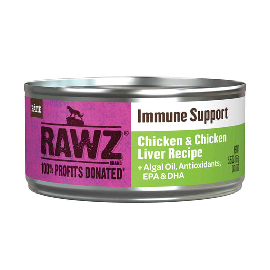 Rawz 5oz immune chick/liver pate cat