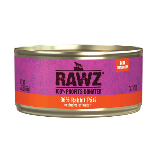 Rawz 5.5oz rabbit  pate cat