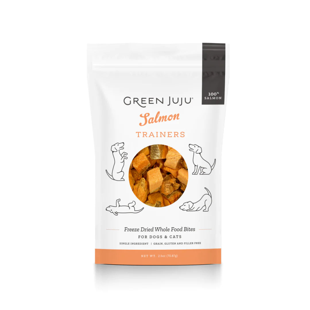 green juju FD Salmon training treats...