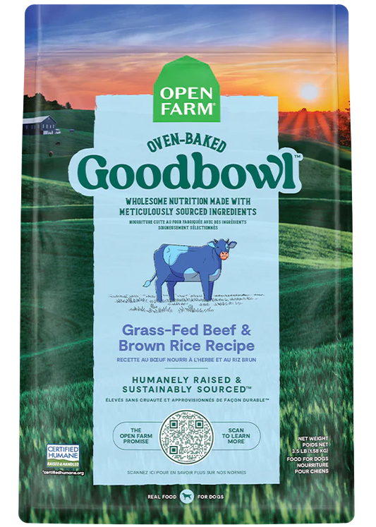 open farm 22lb GB beef/rice