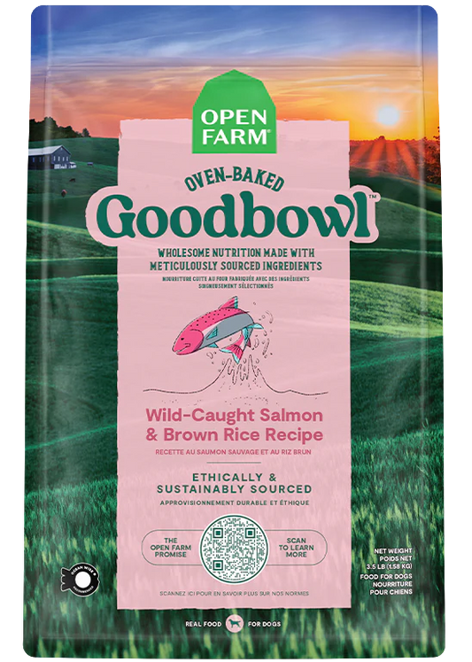 open farm 22lb GB salmon/rice