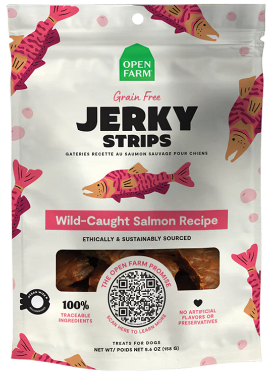 open farm treats salmon jerky