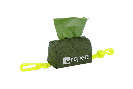 rc P.U.P bag olive poop bag holder