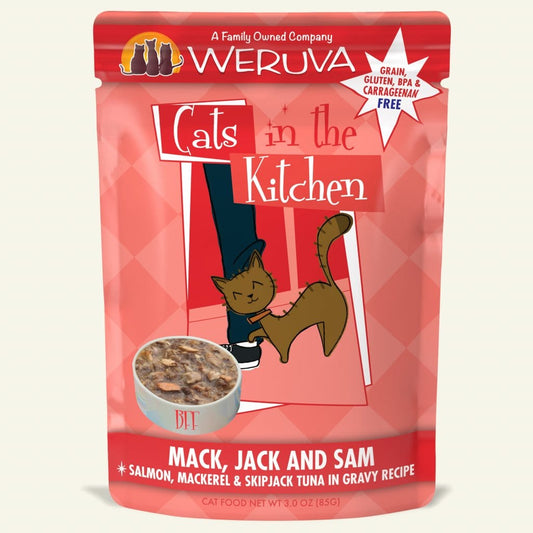 weruva CITK pouch mack jack &  salmon mackerel tuna