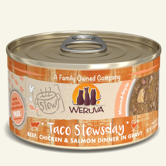weruva cat 5.5oz taco stewsday discontued SALE TO CLEAR