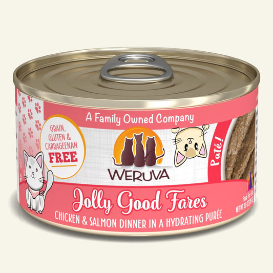 weruva cat 5oz jolly good fair chicken & salmon dinner pate