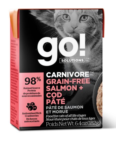 Go Cat 6oz salmon & cod pate wet