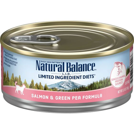 natural ba 5.5 oz sal LID with green pea