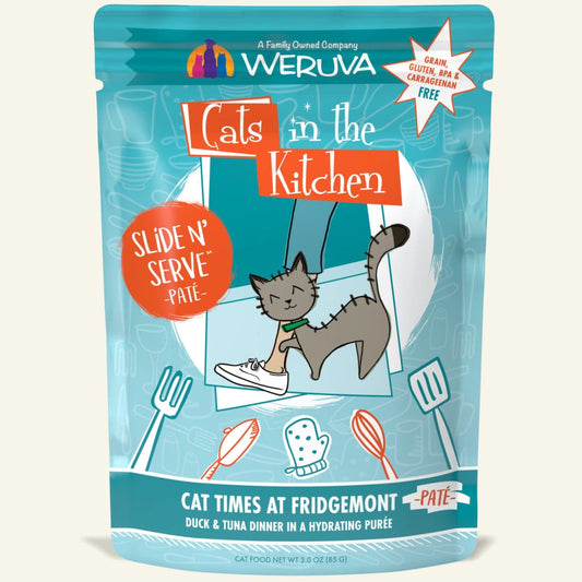 weruva CITK pouch cat time at  slide and serve