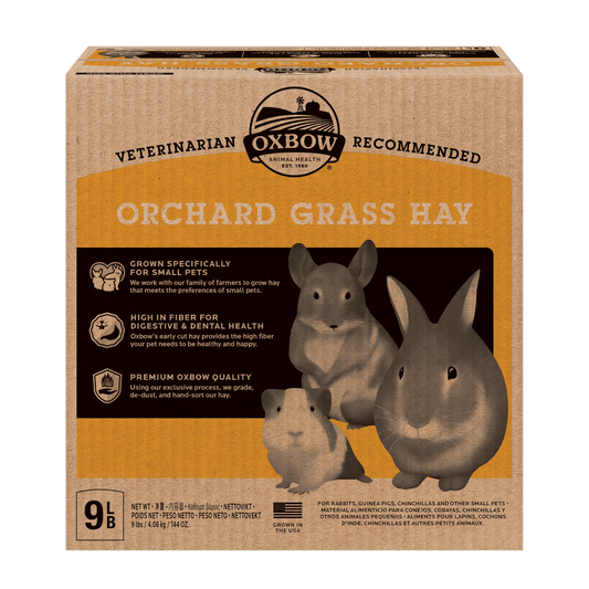 oxbow orchard grass hay 9 lb