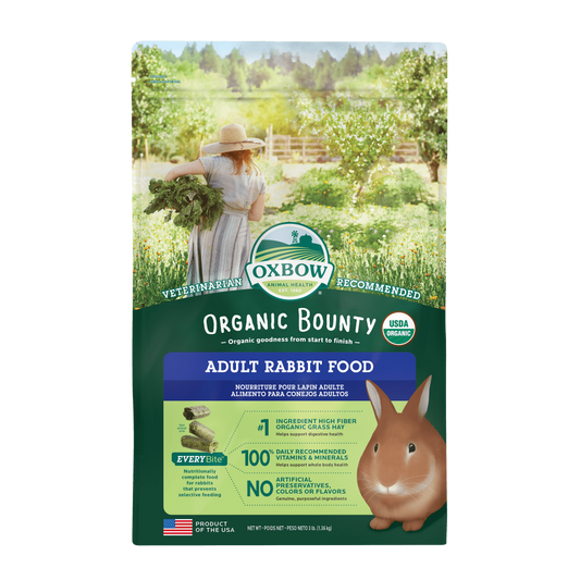 oxbow organic rabbit food 3lb