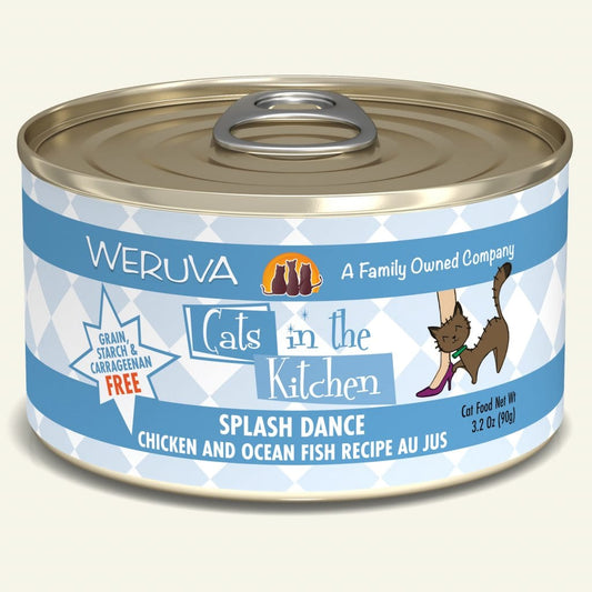 weruva CITK 6oz splash dance chicken & ocean fish