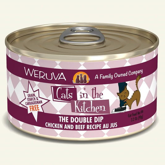 weruva CITK 6oz the double dip chicken & beef