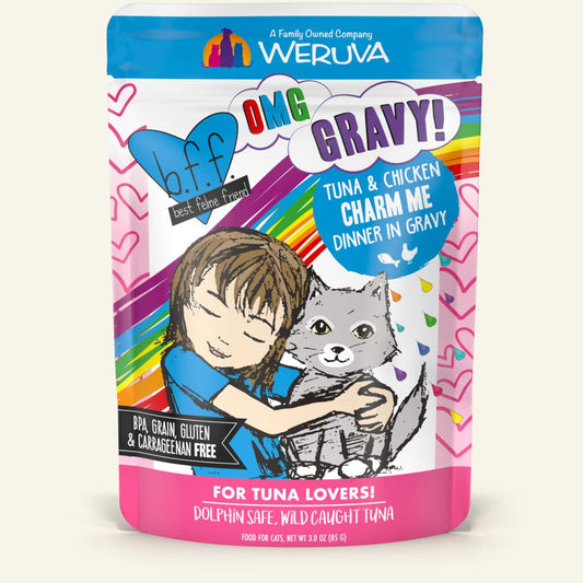 bff cat pouch charm me! tuna & chicken