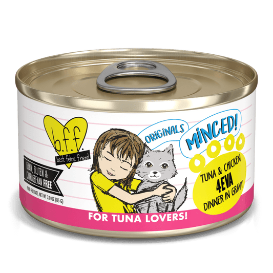 bff 10oz 4eva tuna & chicken minced gravy