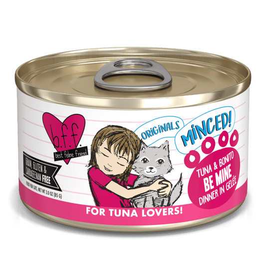 bff cat 5.5oz be mine tuna & bonito minced gelee