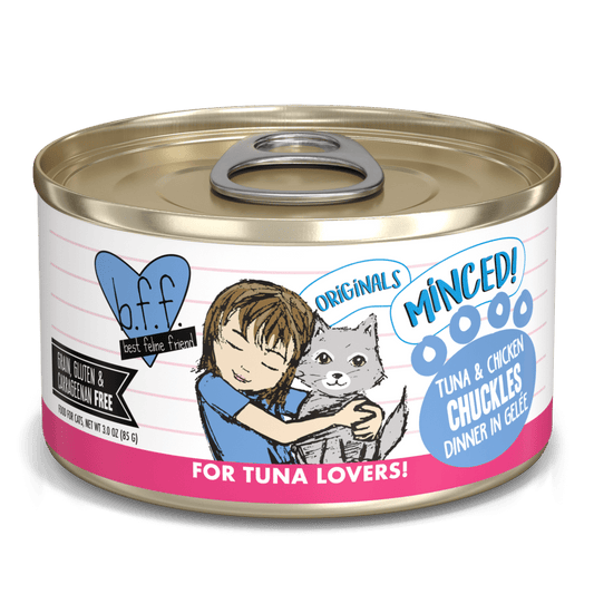bff cat 5.5oz chuckles  tuna & chicken minced gelee