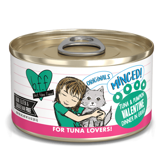 bff 10oz valintine tuna & pumpkin minced gravy