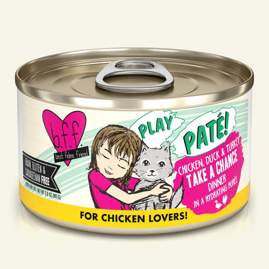 bff cat 5.5oz take a chance  chicken, duck & turkey pate