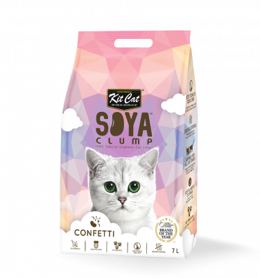 KitCat soya litter confetti