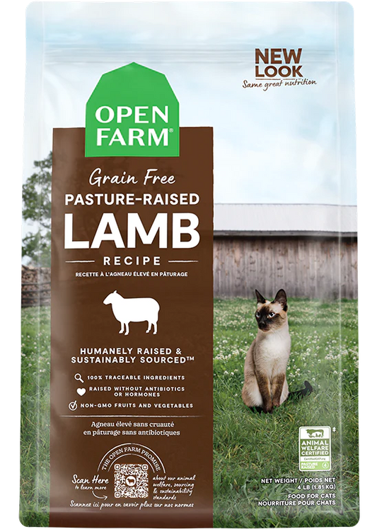 open farm 8 lb lamb cat