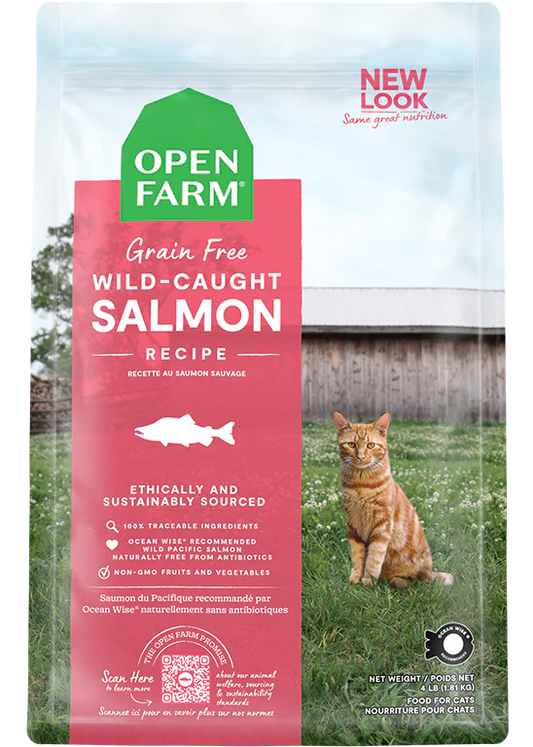open farm 4 lb salmon CAT