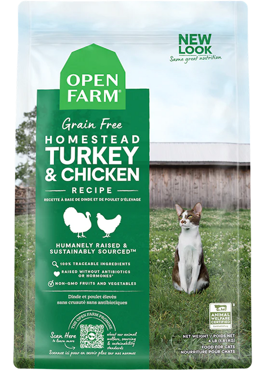 open farm 8 lb turkey & chicke