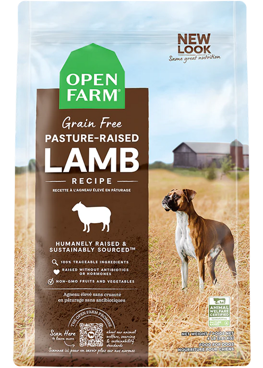 open farm 4.5 lb lamb DOG