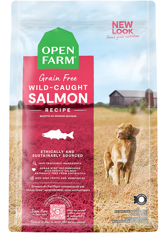 open farm 11 lb salmon DOG grain free