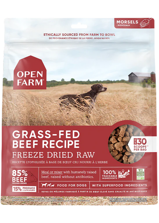 open farm FD beef 3.5oz freeze dried