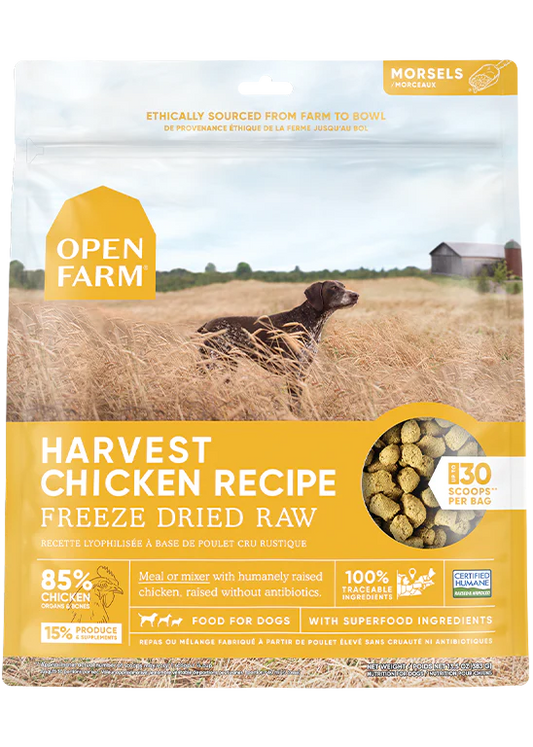 open farm FD chicken 13.5oz freeze dried