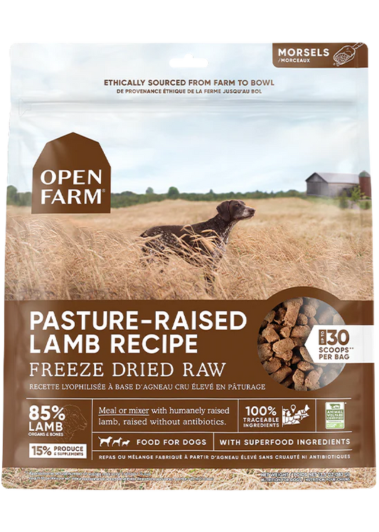 open farm FD lamb 13.5oz freeze dried