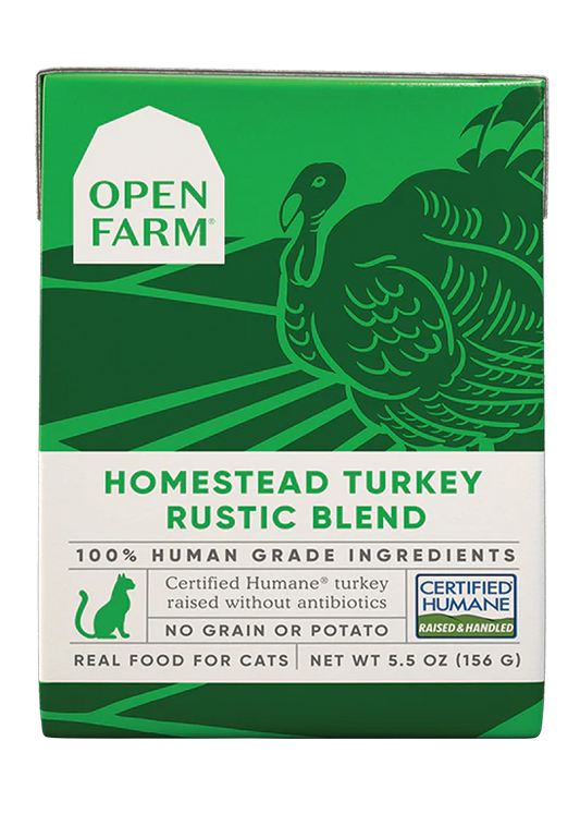 open farm 5.5 oz turkey cat