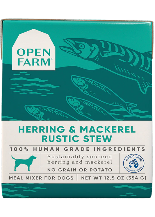 open farm 12.5oz herring & mac stew