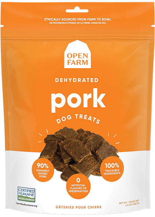 open farm Pork Dehy Treats