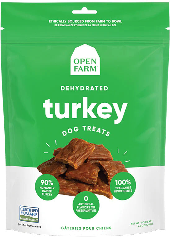 open farm turkey Dehy Treats