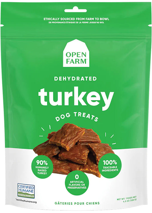 open farm turkey Dehy Treats