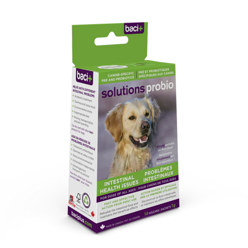 baci+ solutions probio dog 14g high stress (surg/meds)
