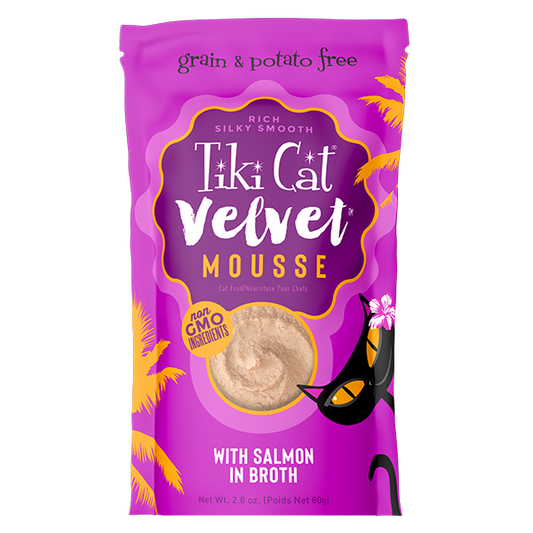 tiki cat velvet wild salmon