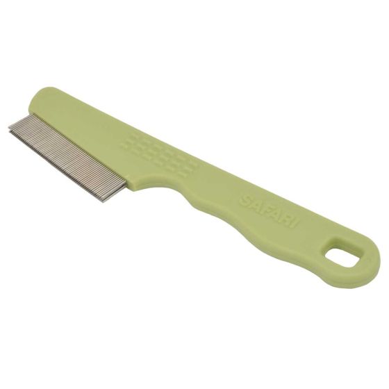 safari dog two row flea comb