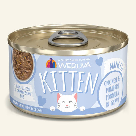 weruva cat 3oz kitten chk+pump