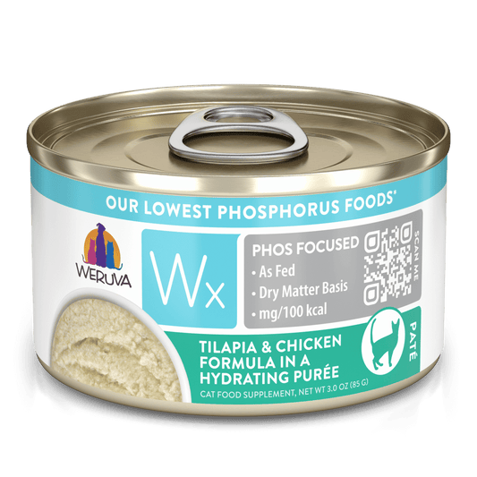 weruva cat WX tilapia & ch 3oz puree