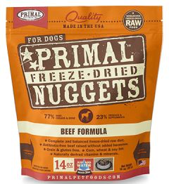 Primal dog 14oz beef freeze dried