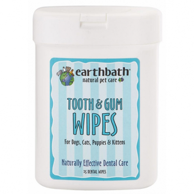 ea dog & cat tooth wipes