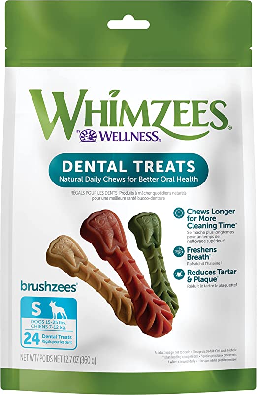 whimzees bag brushzees 24pc Sm