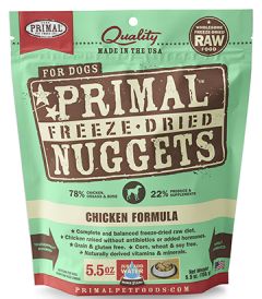 Primal dog 5.5oz Chicken  freeze dried