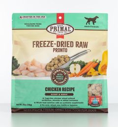 Primal pronto freezedried chkn 25 ounces chicken