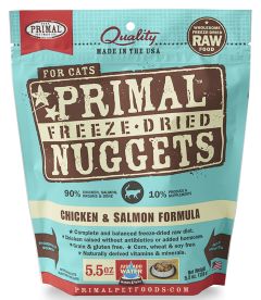 Primal cat 5.5oz Chick&Salmon  freeze dried